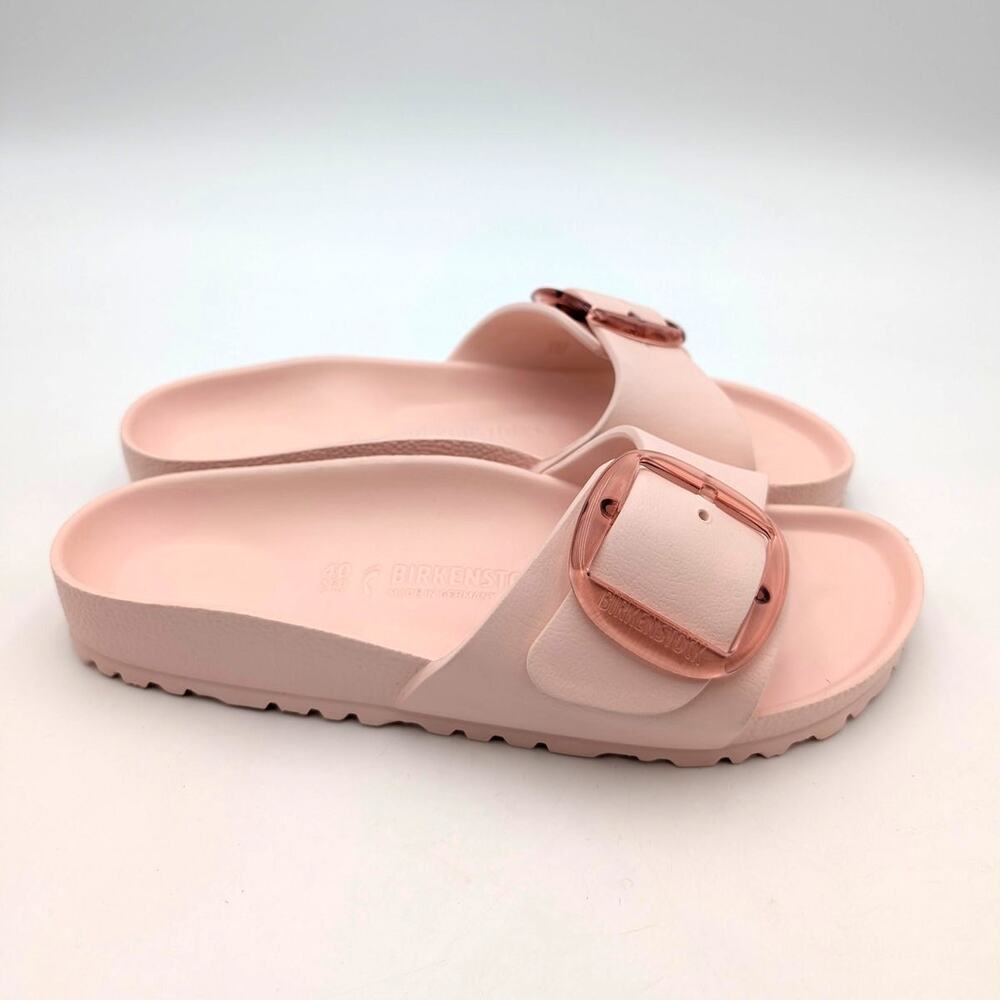Birkenstock Madrid EVA Big Buckle Footbed Sandals Unisex Light Rose Size USW9/M7 - Picture 3 of 10